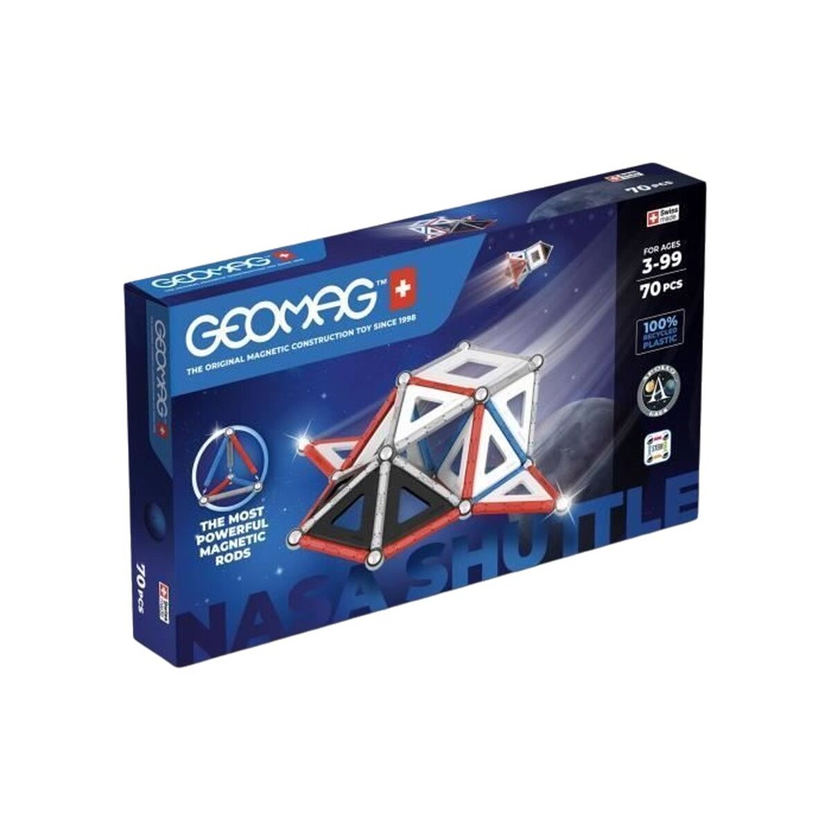 Byggsats Geomag Nasa Shuttle 70 piezas