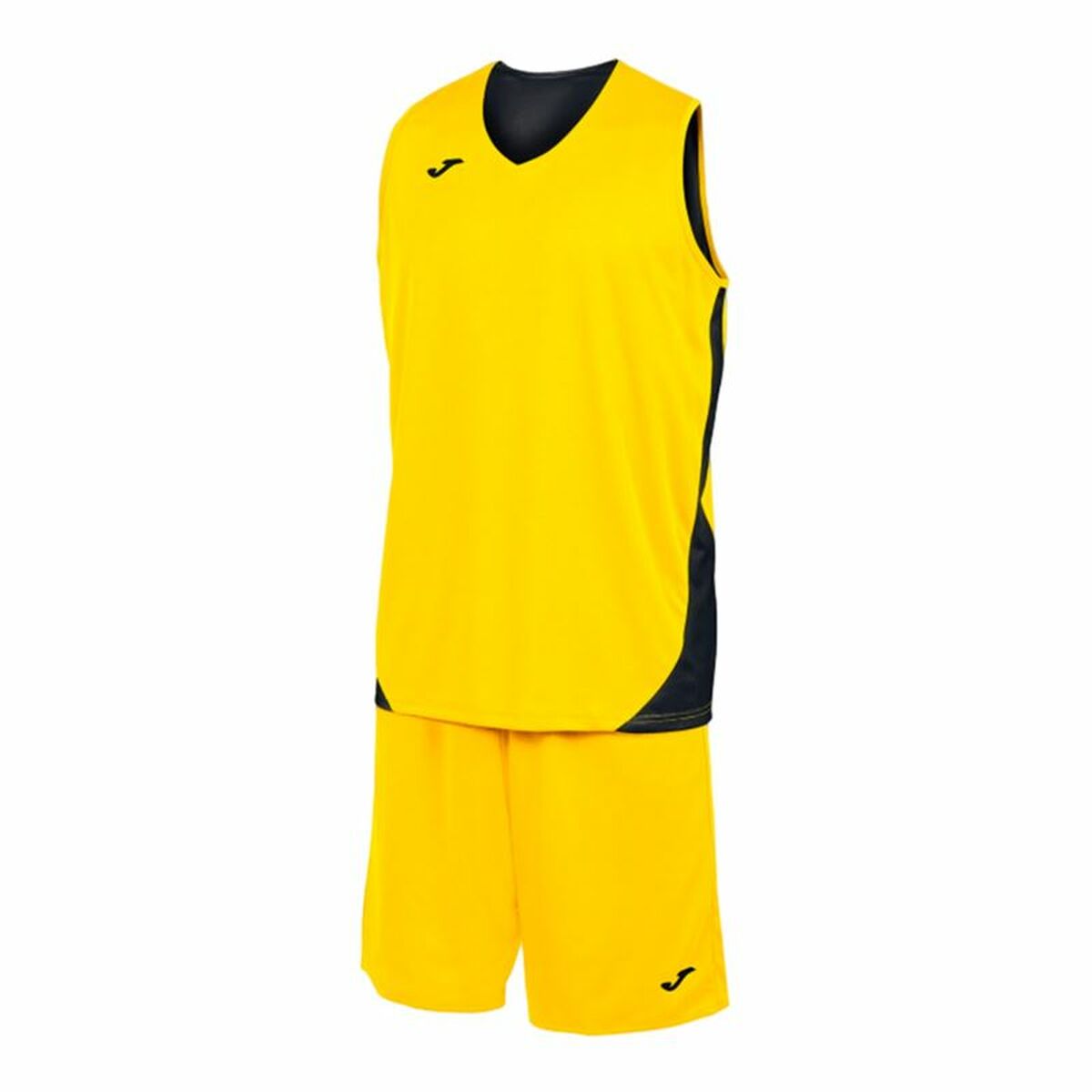Träningskläder, Barn Joma Sport Kansas Gul Svart Multicolour 2 Delar - 2