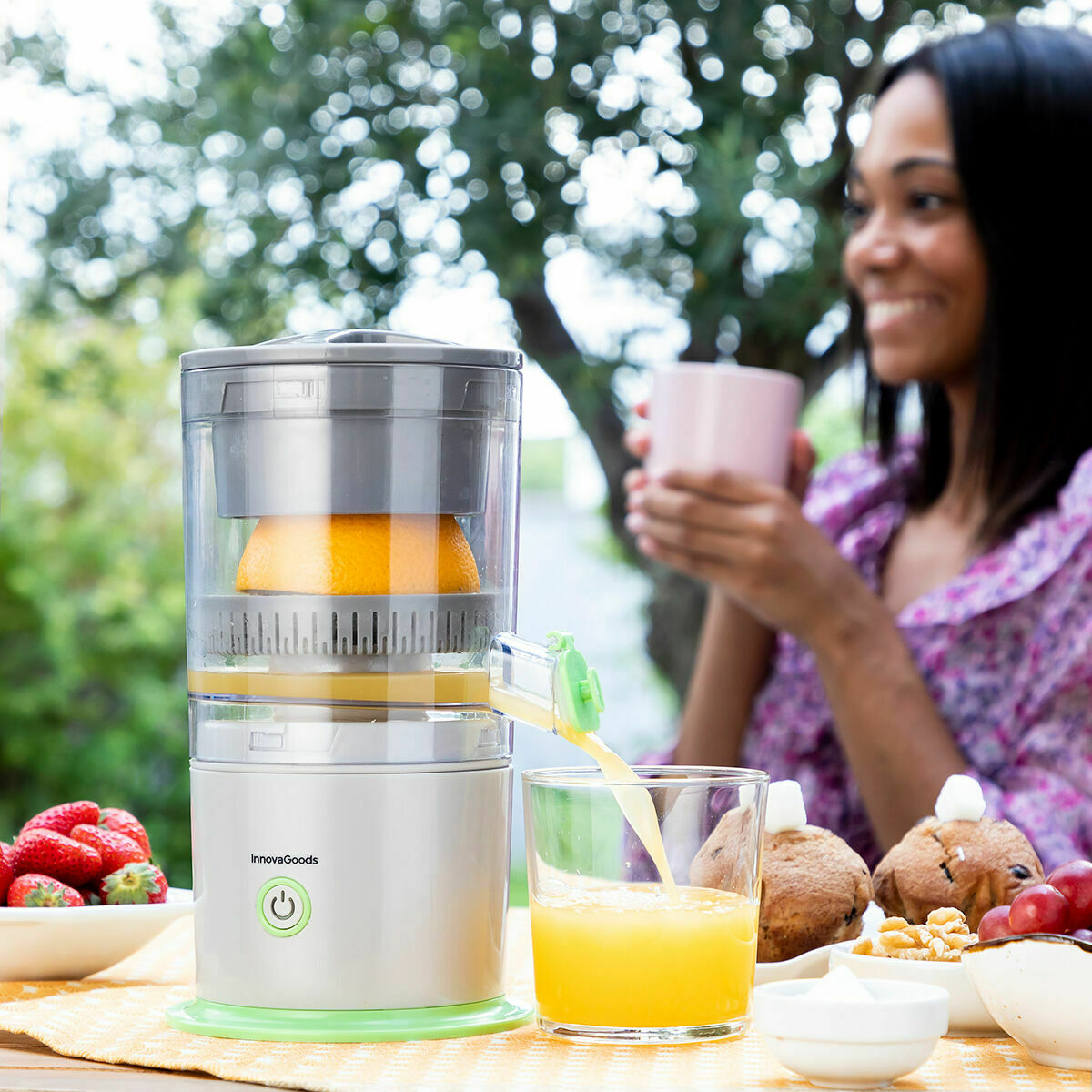 Automatisk Uppladdningsbar Juicepress Juisso InnovaGoods - 2