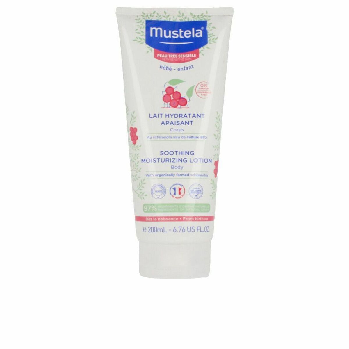 Lugnande salva Mustela 8703645 200 ml Bebis Fuktgivande