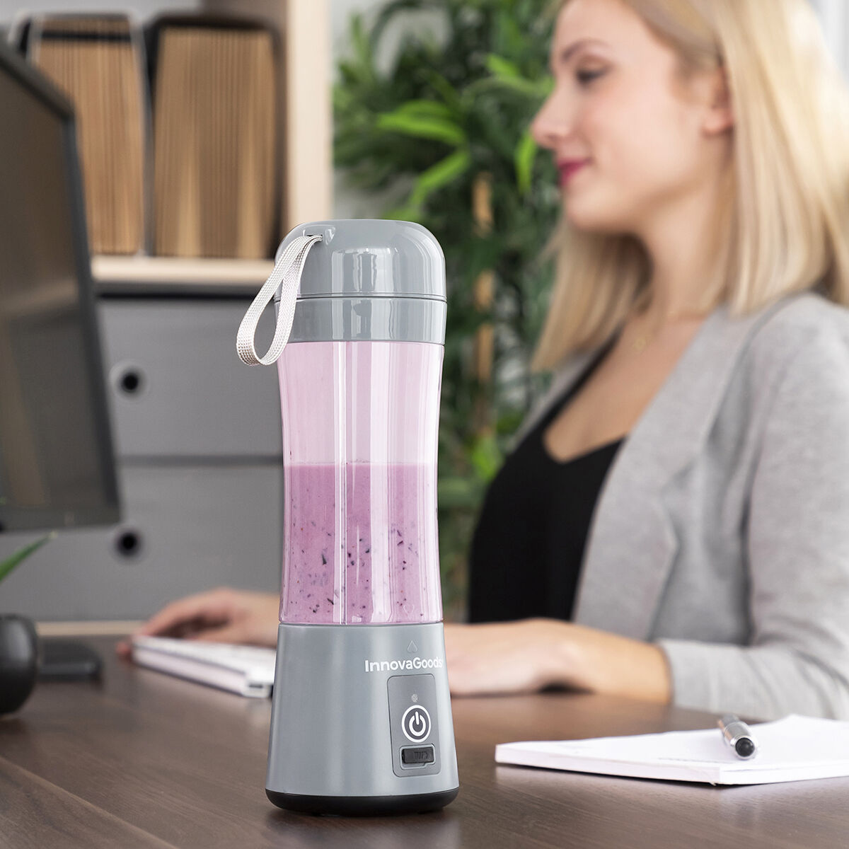 Mixer med bärbar och uppladdningsbar behållare Shakuit InnovaGoods - 3
