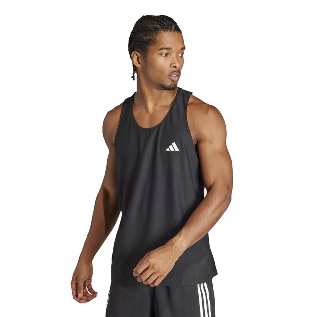 Ärmlös sporttröja Herr Adidas Own Ther Run Svart - 2