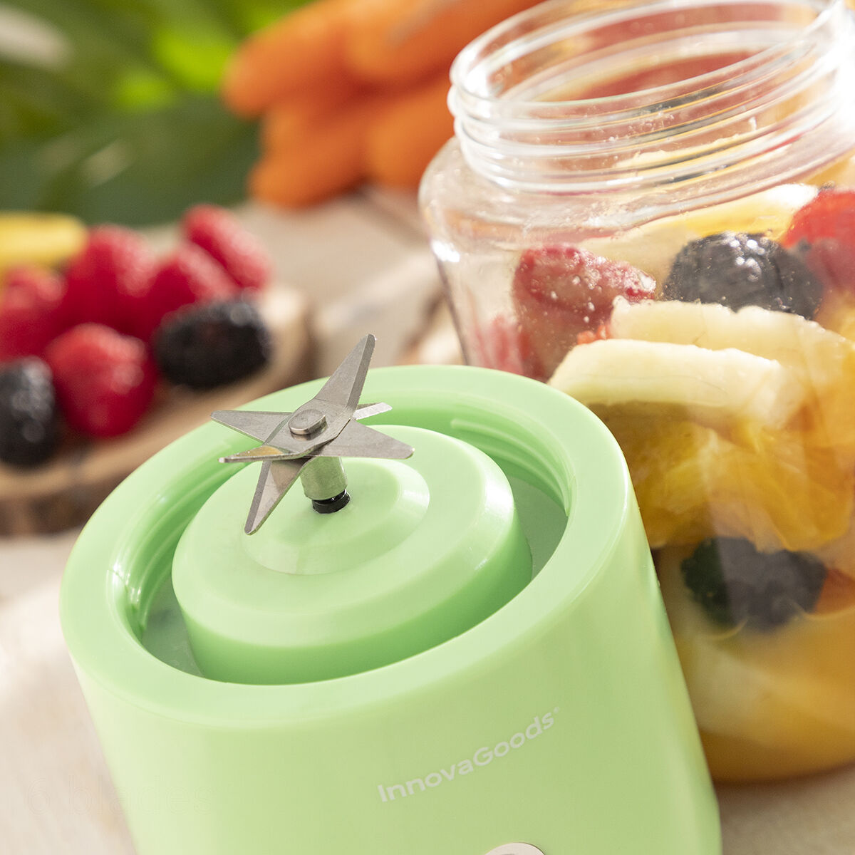 Mixer med bärbar och uppladdningsbar behållare Blendyr InnovaGoods - 3