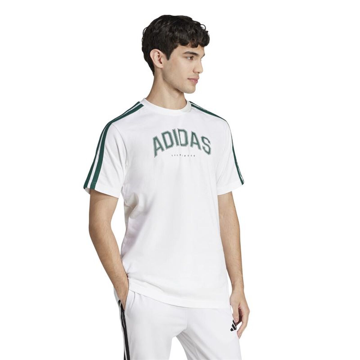 T-shirt med kortärm Herr Adidas JJ3868 Vit - 2