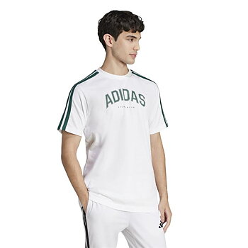 T-shirt med kortärm Herr Adidas JJ3868 Vit