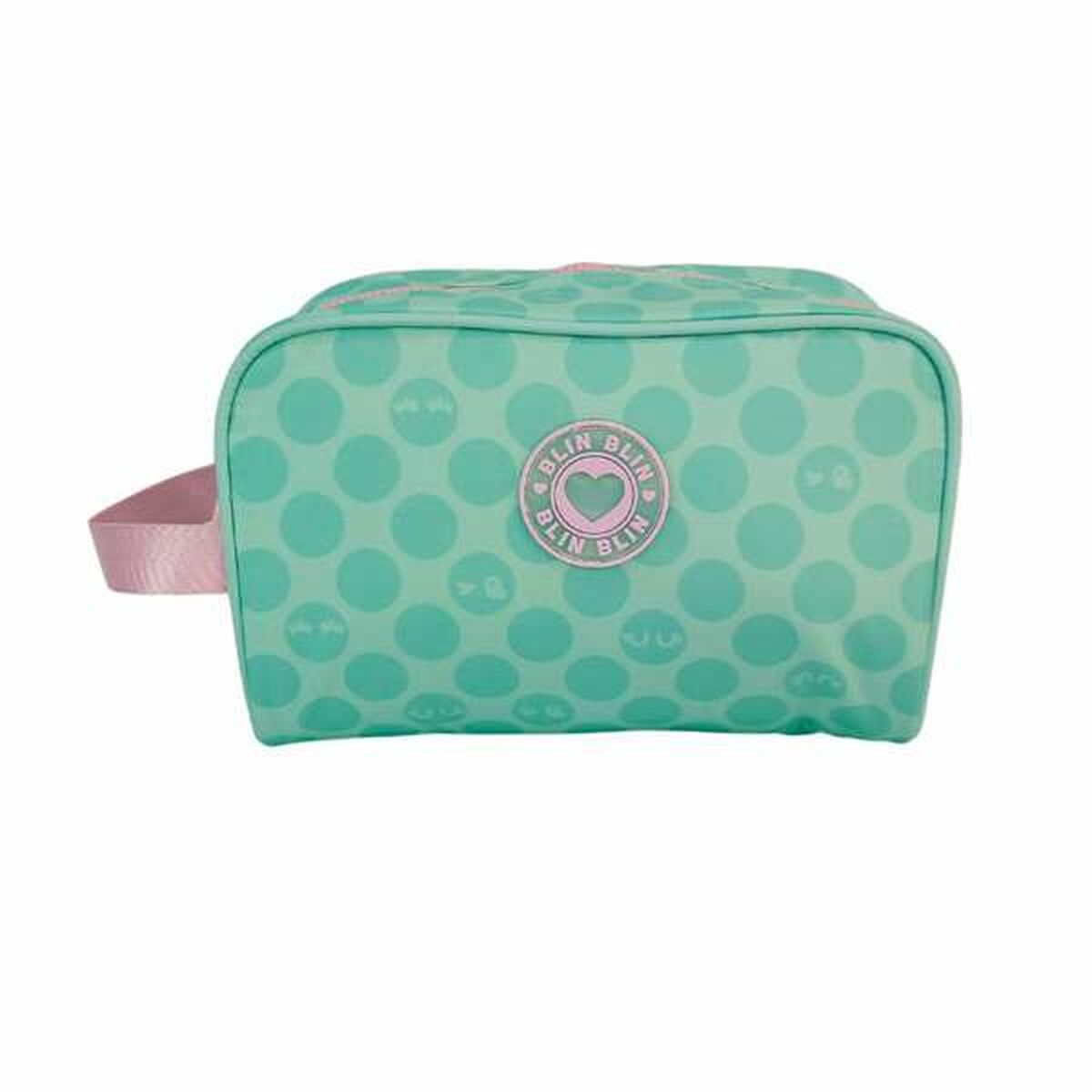 Resenecessär Toybags Blin Blin Kiss Me Grön 15 x 25 x 11 cm