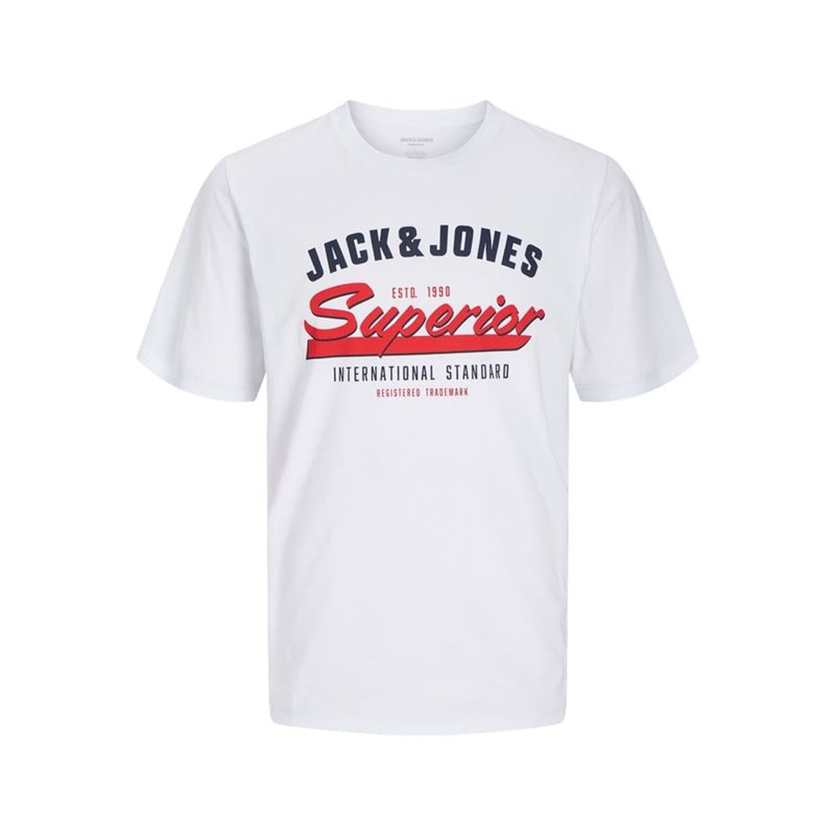 T-shirt med kortärm Herr Jack & Jones 12268267-C-N100