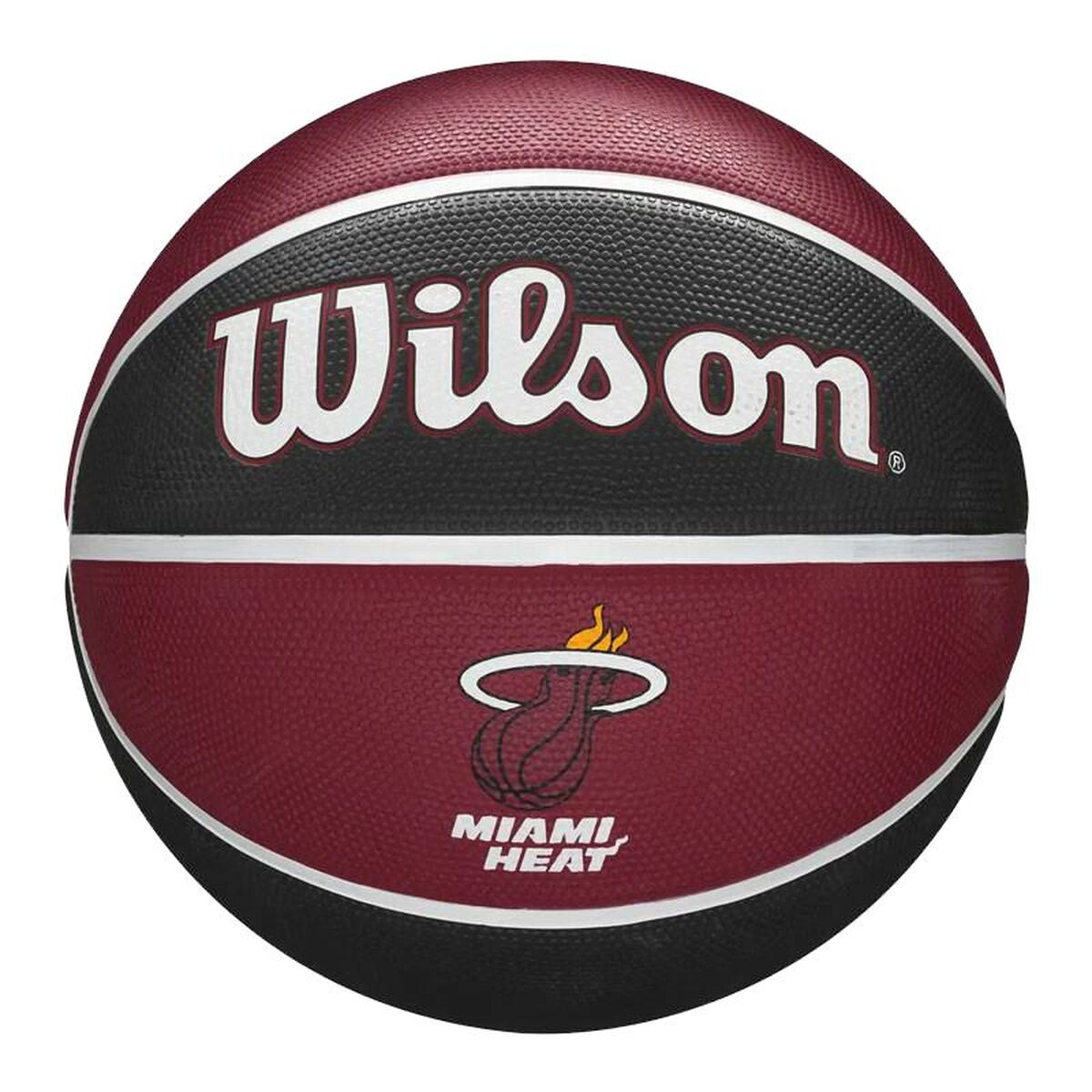 Basketboll Wilson NBA Tribute Miami  Mörkröd Gummi (Storlek 7)