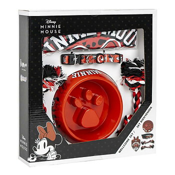 Welcome Gift Set for Dogs Minnie Mouse Röd 28 x 30 x 6,8 cm 5 Delar