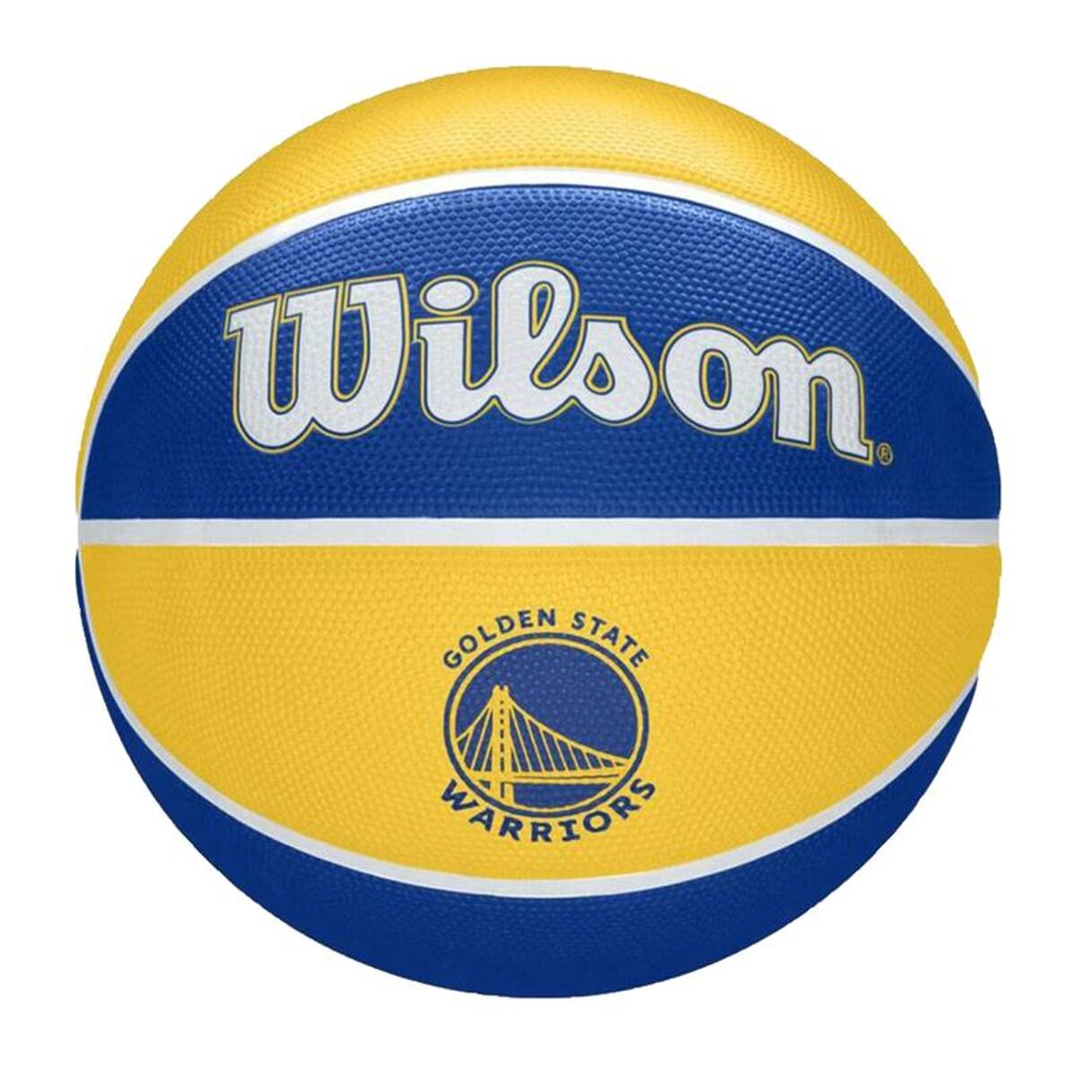 Basketboll Wilson NBA Team Tribute Warriors Blå 7 Gummi (Storlek 7)
