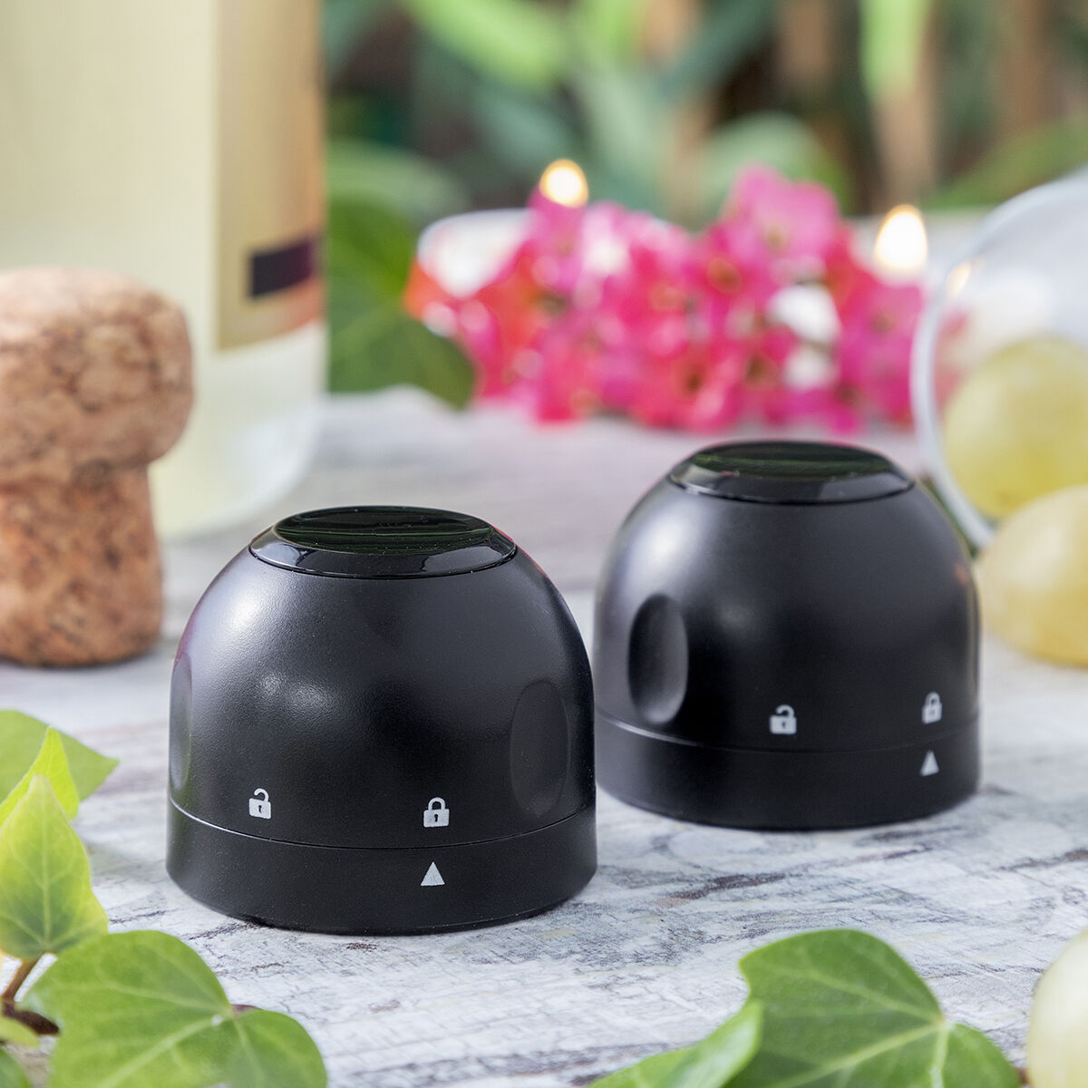 Uppsättning av champagneproppar Fizzave InnovaGoods Förpackning med 2 masker - 3