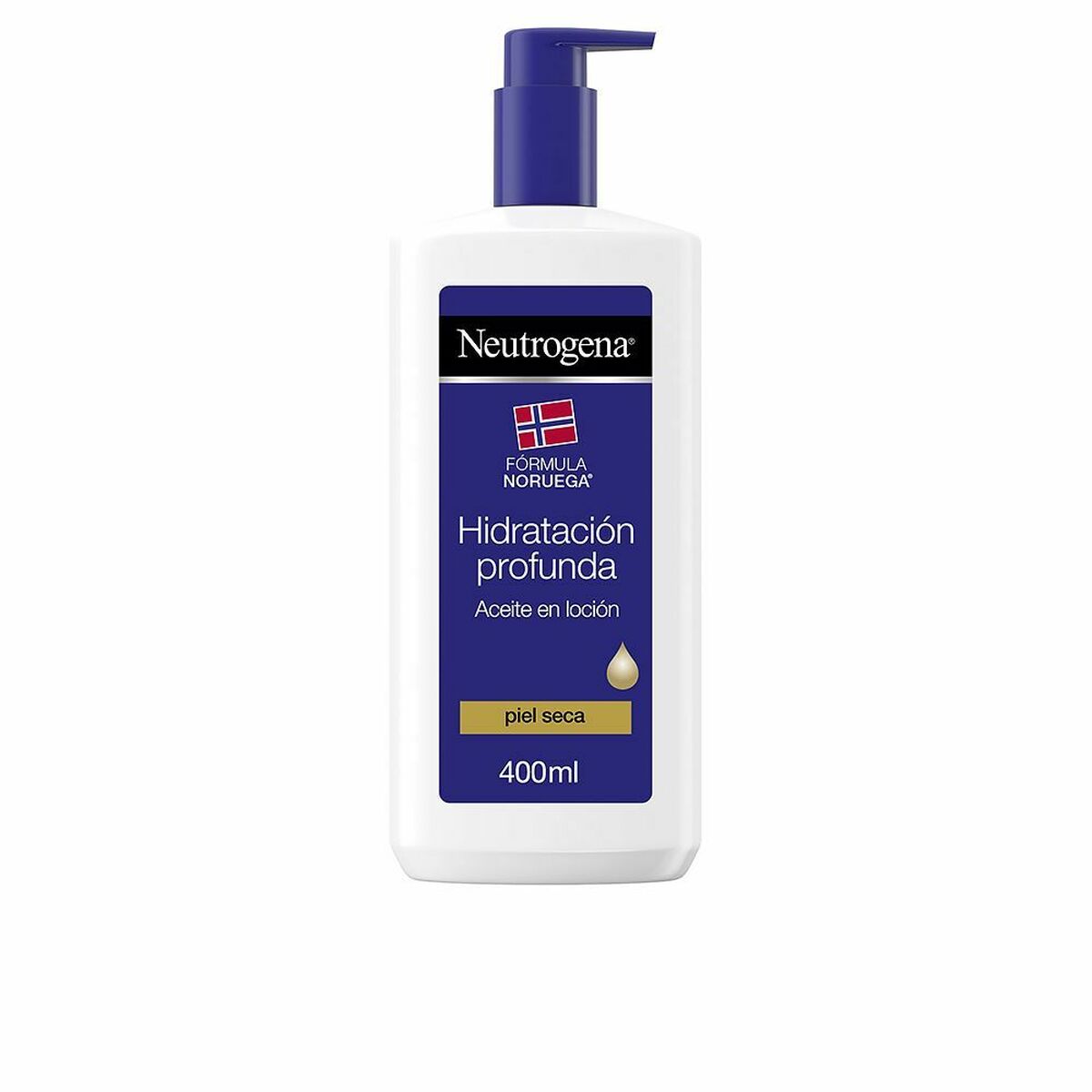 Fuktgivande kroppslotion Neutrogena Hidratación Profunda 400 ml Torr hud Olja