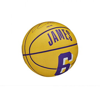 Basketboll Wilson Nba Player Icon Mini Lebron Purpur (Storlek 3)