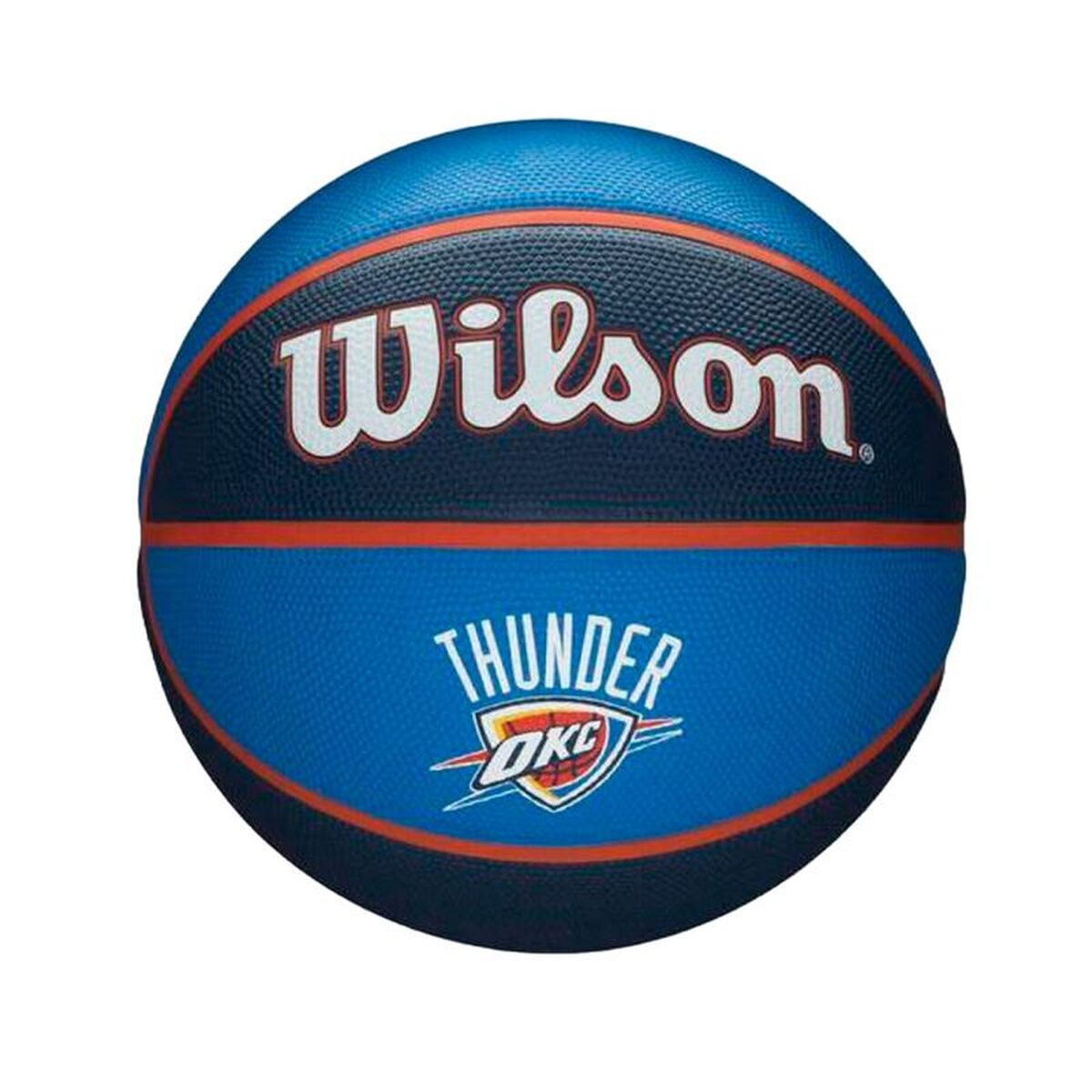 Basketboll Wilson  Nba Team Tribute Okc Blå Gummi (Storlek 7)