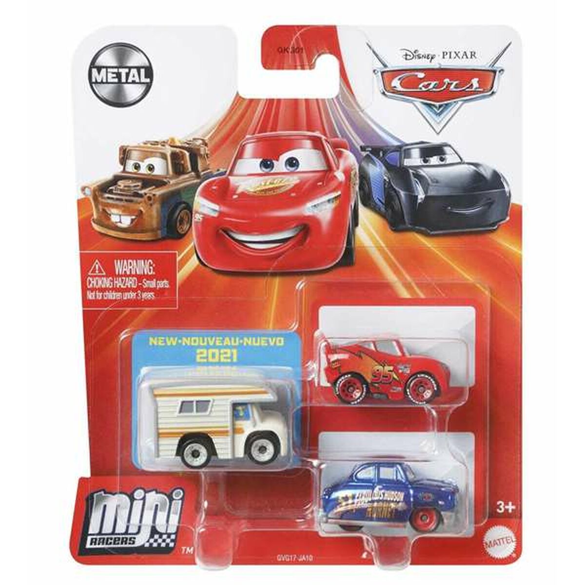Set med 3 bilar Cars - 2