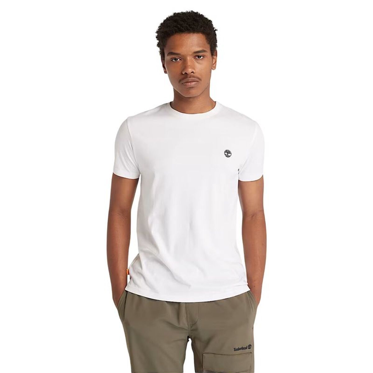 T-shirt med kortärm Herr Timberland TB0A2BPR1001 Vit