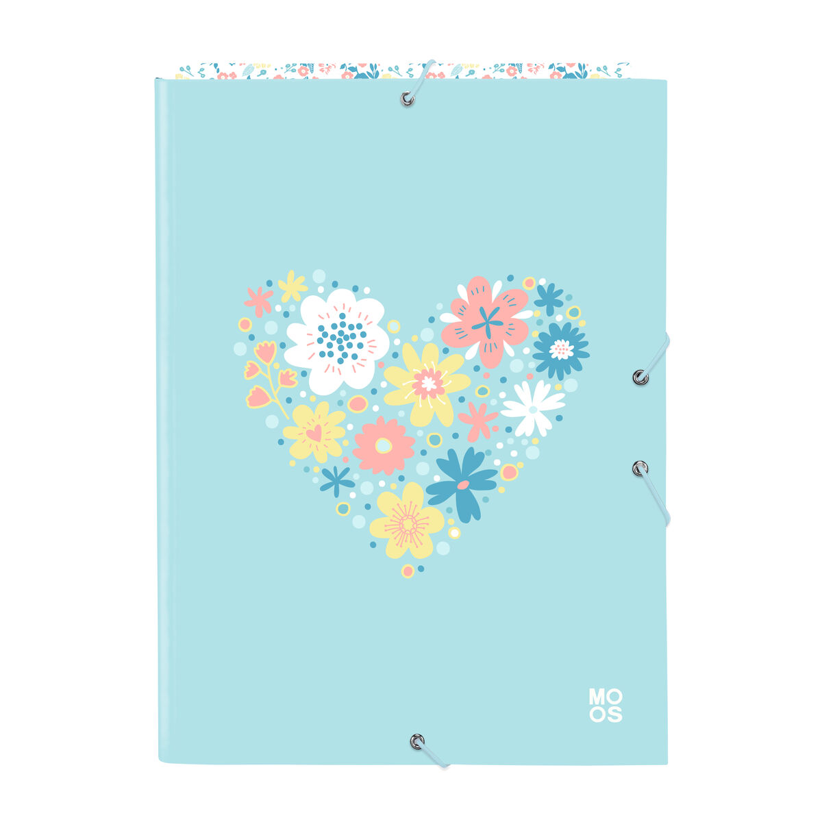 Ringpärm Moos Fiori Multicolour A4 26 x 33.5 x 2.5 cm