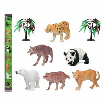 Set med vilda djur 110210 (8 pcs)