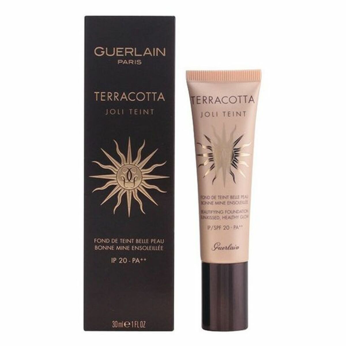 Flytande foundation för läppar Guerlain Terracotta Joli Teint Brun Spf 20 30 ml - 2