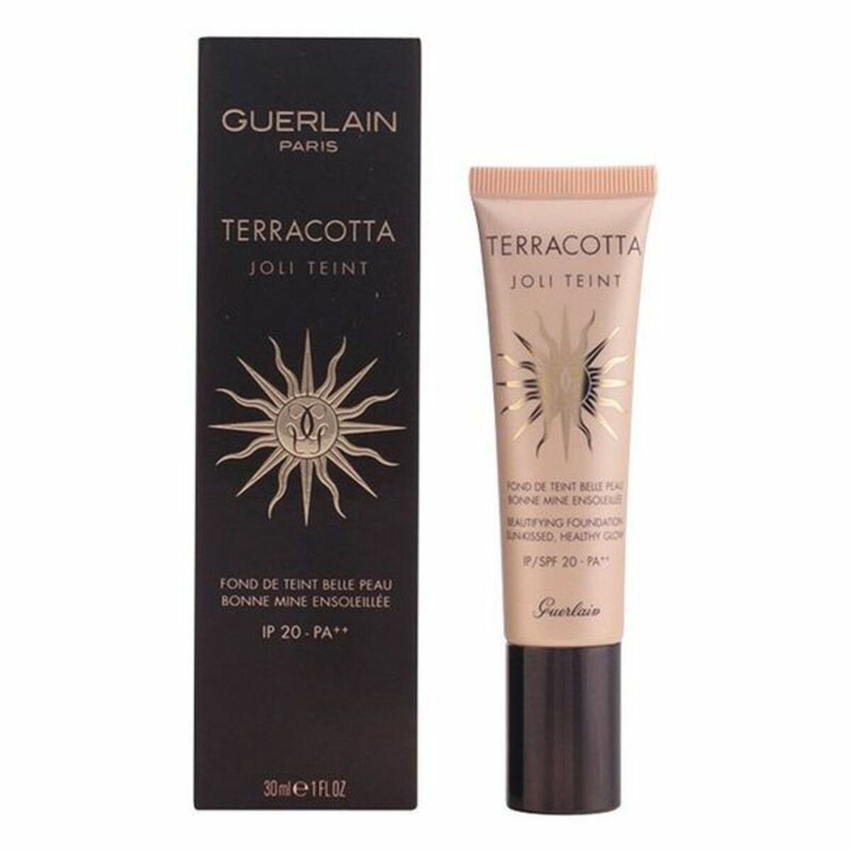 Flytande foundation för läppar Guerlain Terracotta Joli Teint Brun Spf 20 30 ml