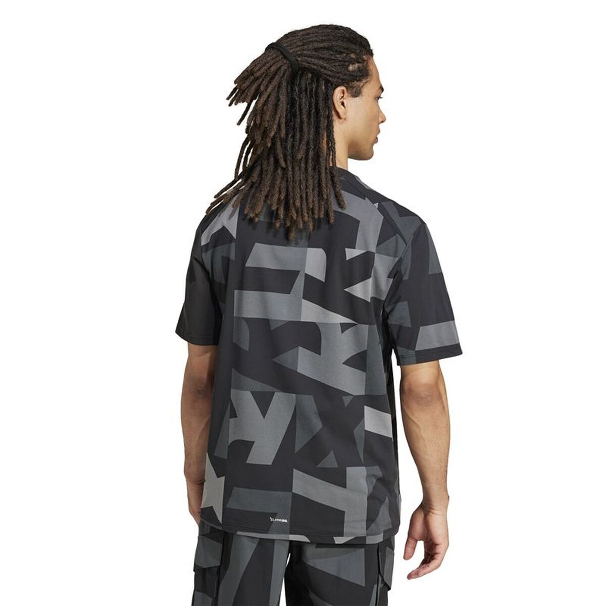 T-shirt med kortärm Herr Adidas Mt Aop Svart - 2