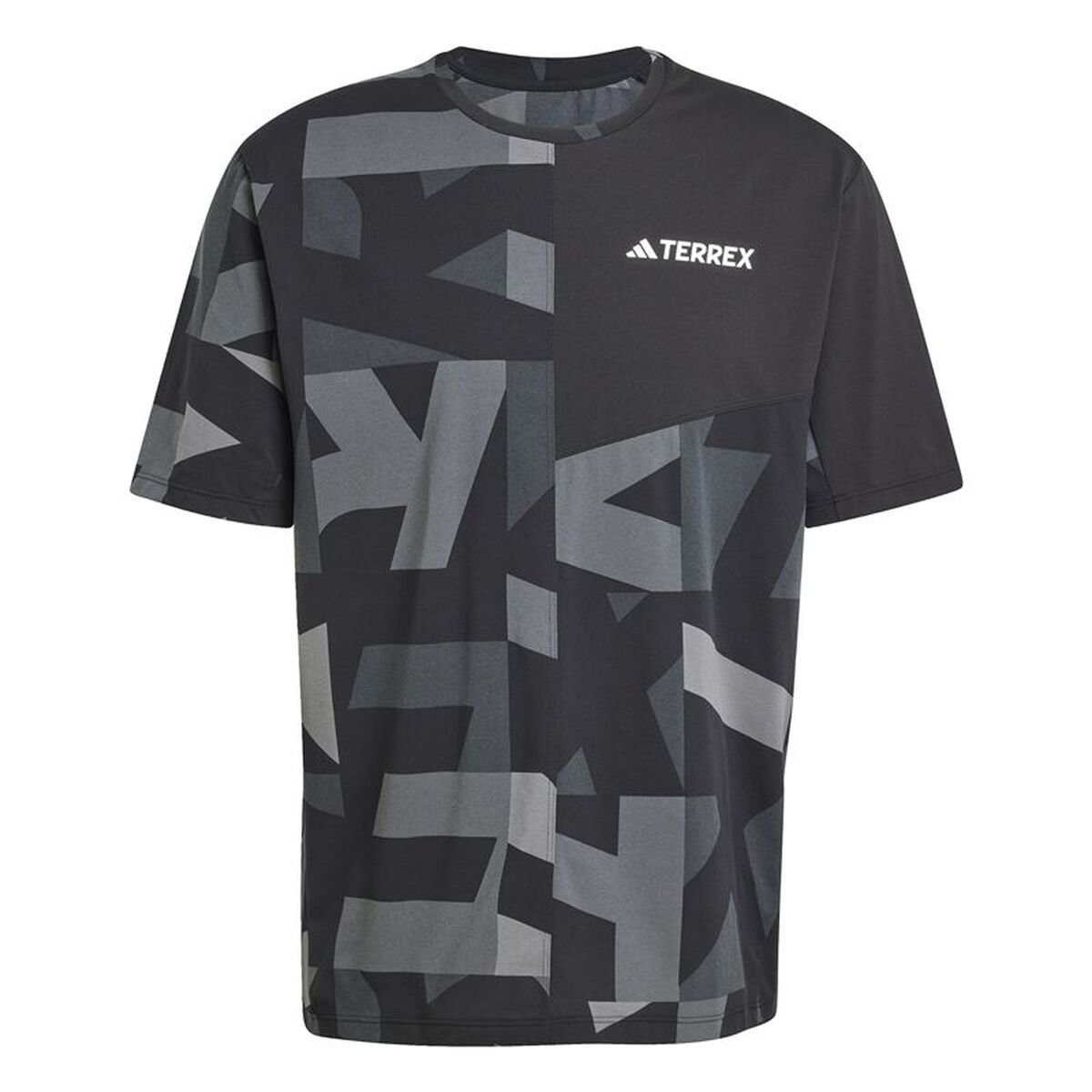 T-shirt med kortärm Herr Adidas Mt Aop Svart