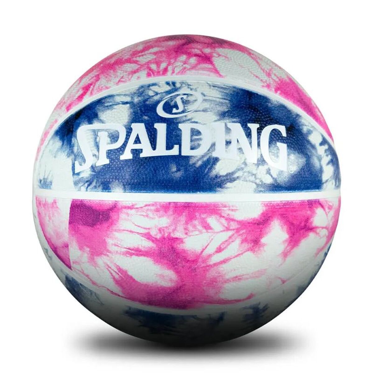 Basketboll Spalding Tie Dye Sz6 Purpur 6 Gummi (Storlek 6) - 2