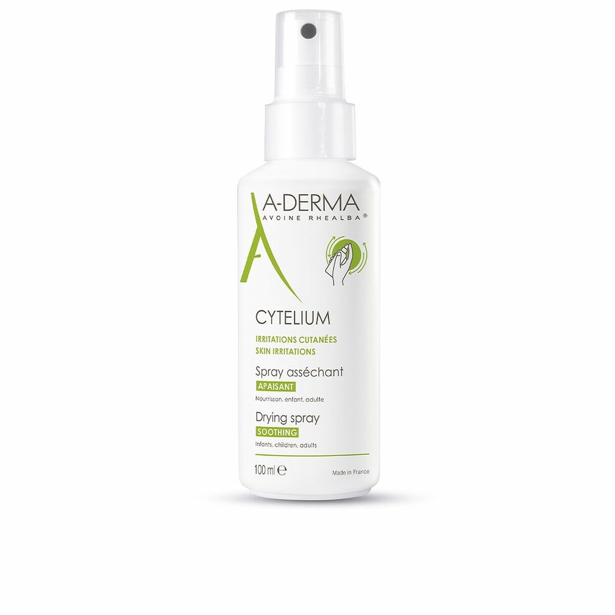Spray A-Derma Cytelium Torr Lindring av klåda och irritation 100 ml
