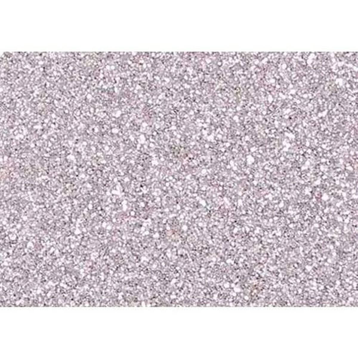 Eva-gummi Fama Silvrig 20 x 30 cm Glitter (10 antal) - 2