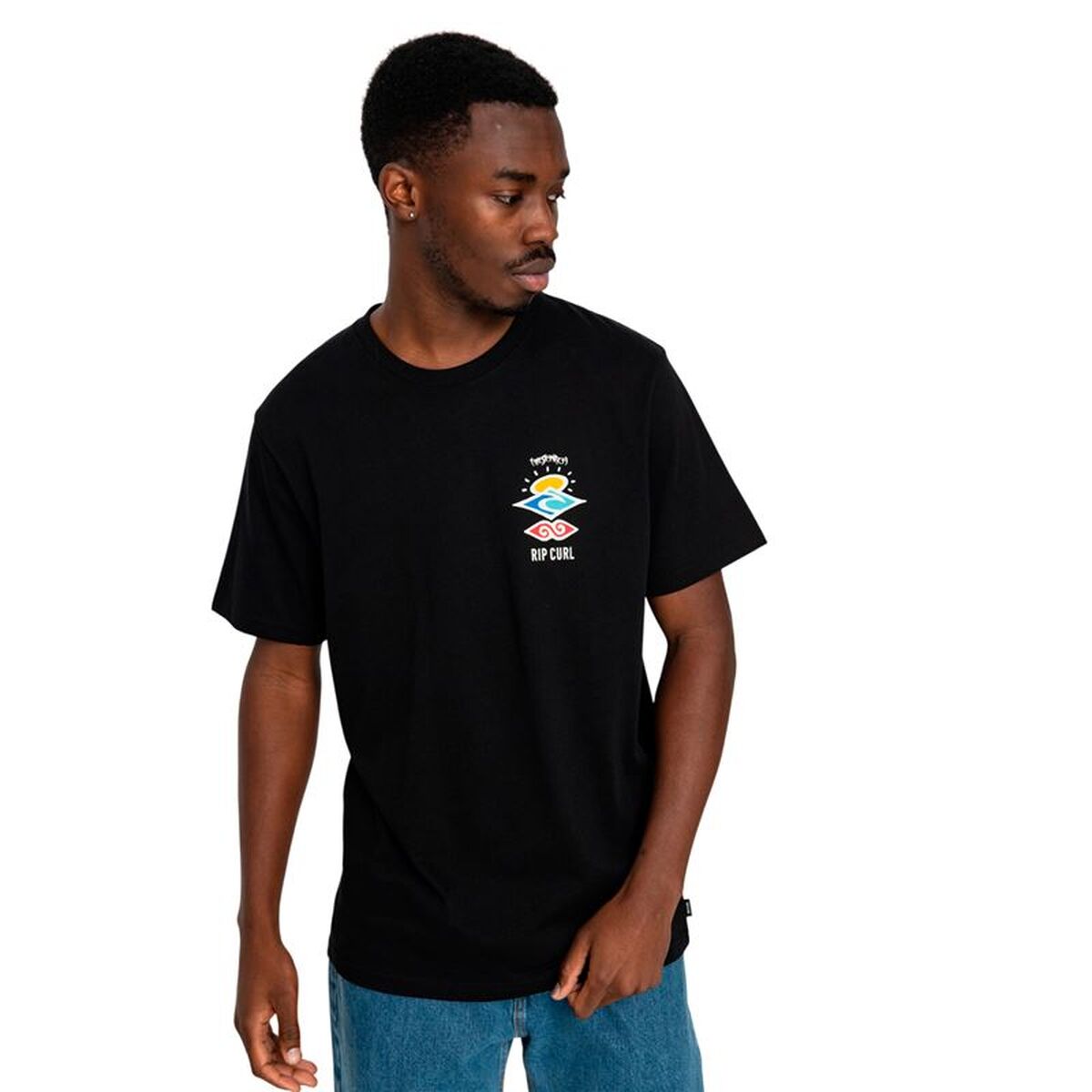 T-shirt med kortärm Herr Rip Curl 0CBMTE-90
