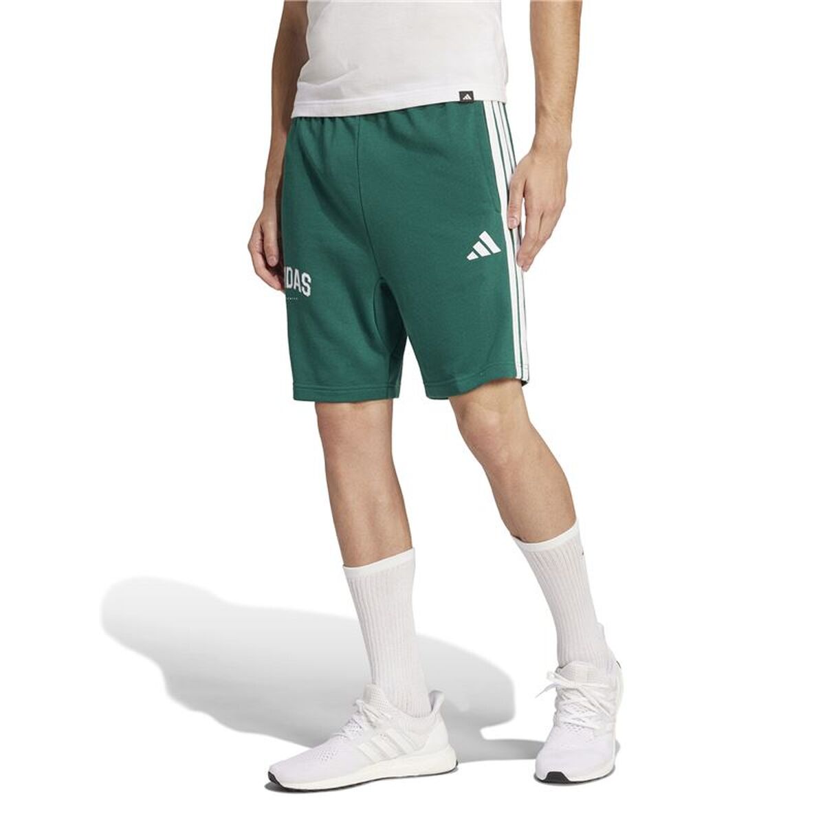 Sportshorts för män Adidas 3 Bandas Sho Grön - 2