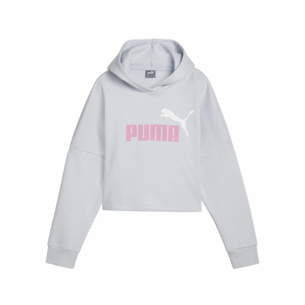 Luvtröja, Flickor Puma Ess Logo Cropped Hoodie G