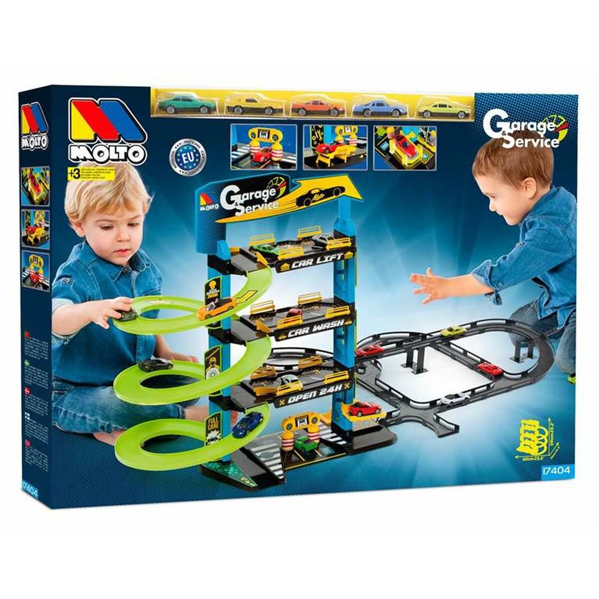 Racerbana Moltó 3 nivåer Bil x 5 - 2