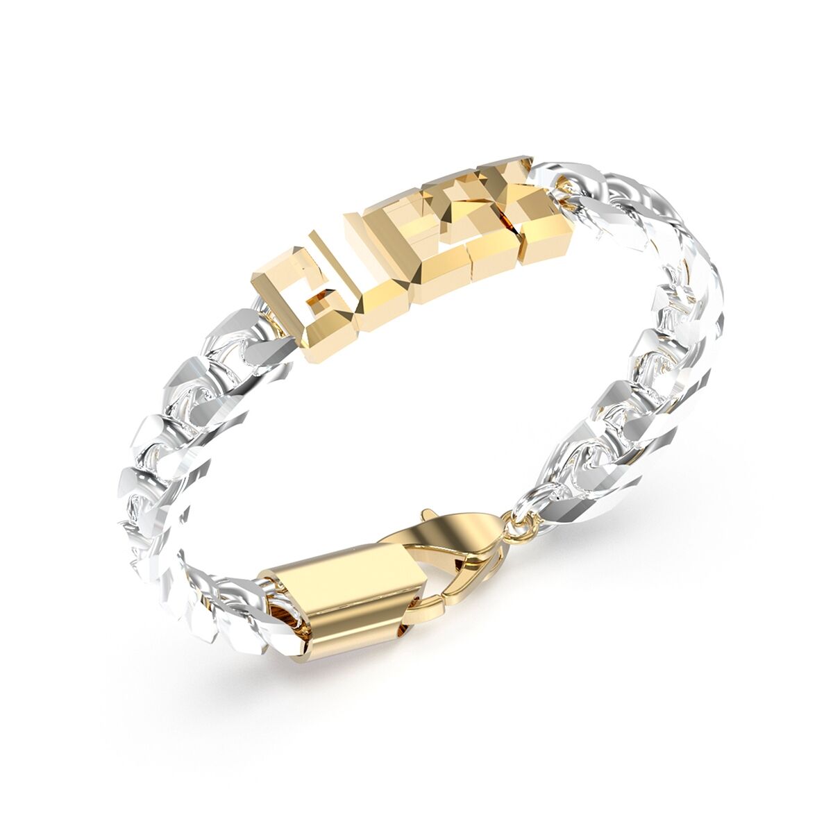 Herrarmband Guess JUXB03205JWYGSTS Metall Silvrig Gyllene