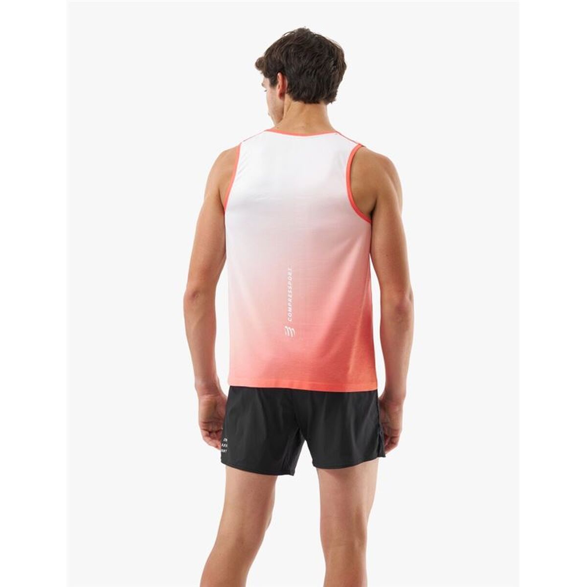 Ärmlös sporttröja Herr Compressport Performance Vit - 2
