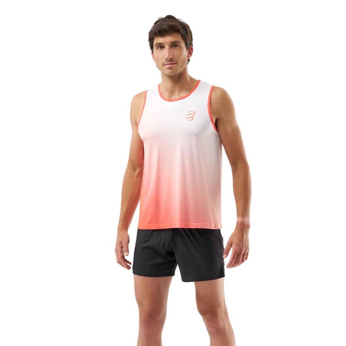 Ärmlös sporttröja Herr Compressport Performance Vit