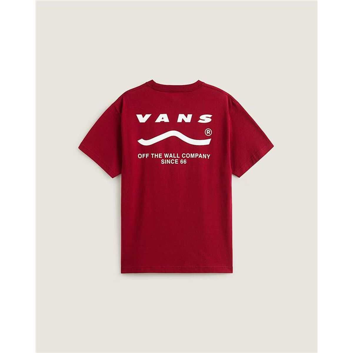 T-shirt med kortärm Herr Vans VN000PEYF0F1 Mörkröd - 2