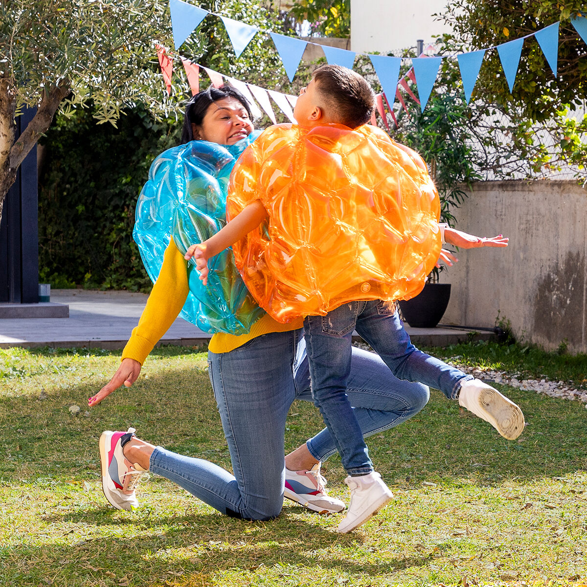 Gigantisk uppblåsbar bubbelboll Bumpoy InnovaGoods 2 antal - 3
