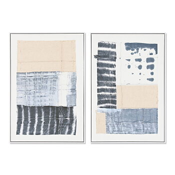 Kanvas DKD Home Decor Furu polystyren Kanvas 60 x 3,2 x 90 cm 60 x 4,5 x 90 cm