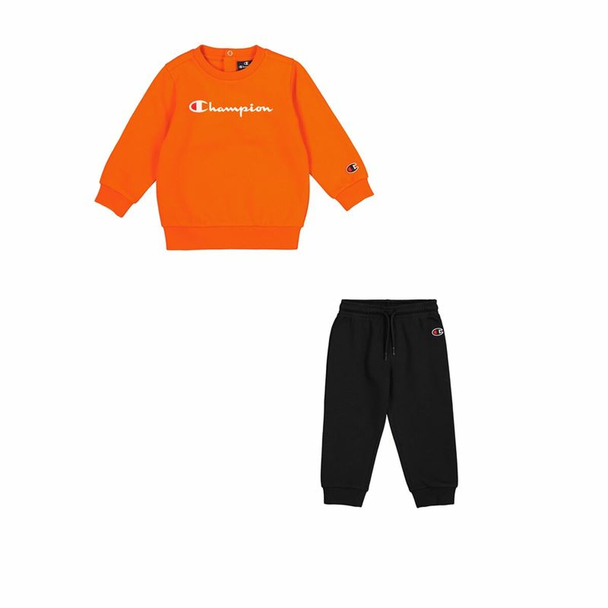 Träningskläder, Baby Champion Crewneck Suit Orange Mörk Orange
