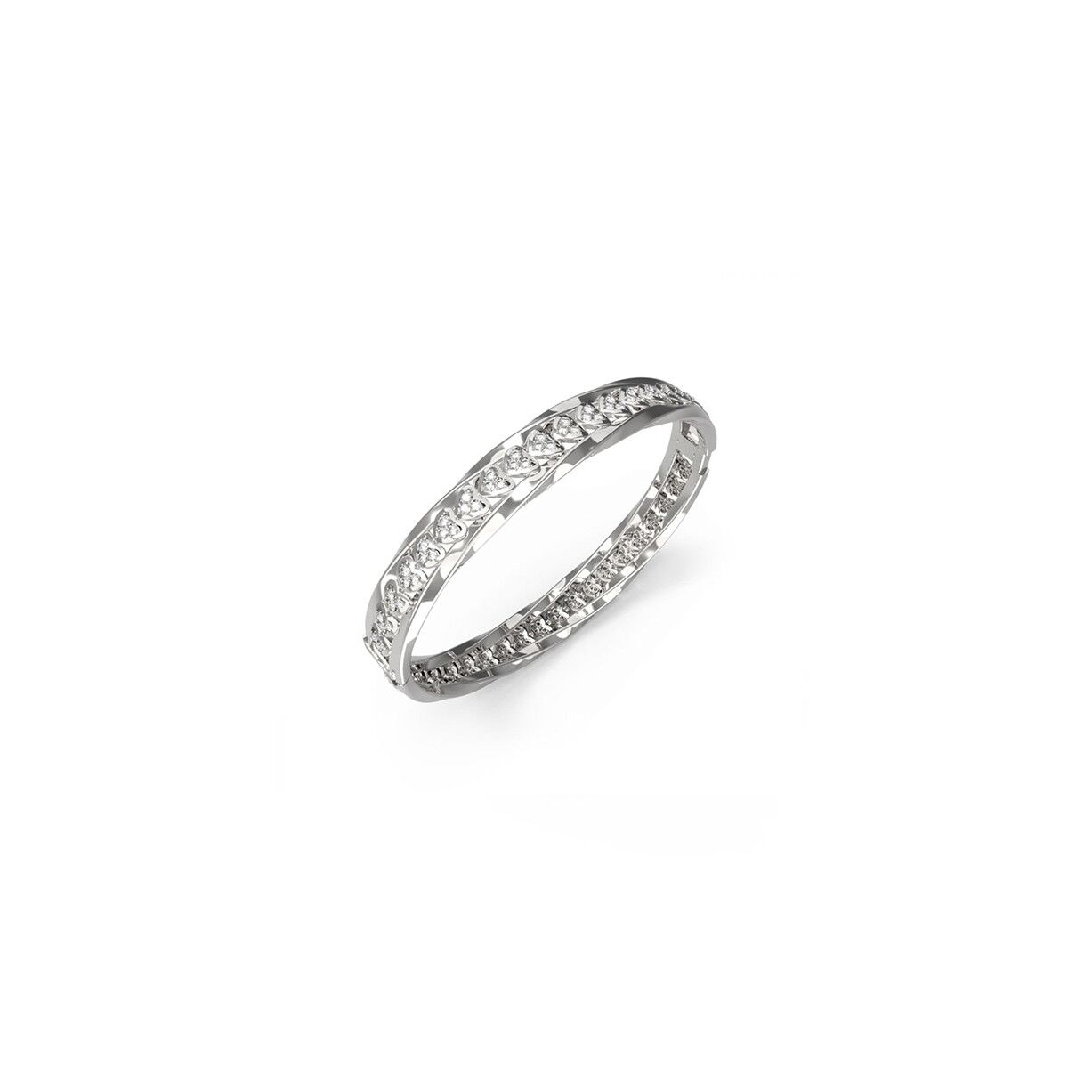 Damring Guess JUBB04601JWRHS Silvrig