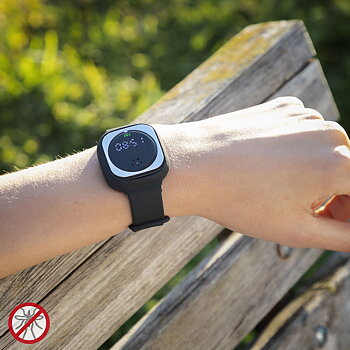 Myggavvisande klocka med ultraljud Wristquitto InnovaGoods
