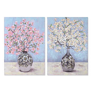 Kanvas DKD Home Decor Kanvas Trä MDF 70 x 3 x 100 cm