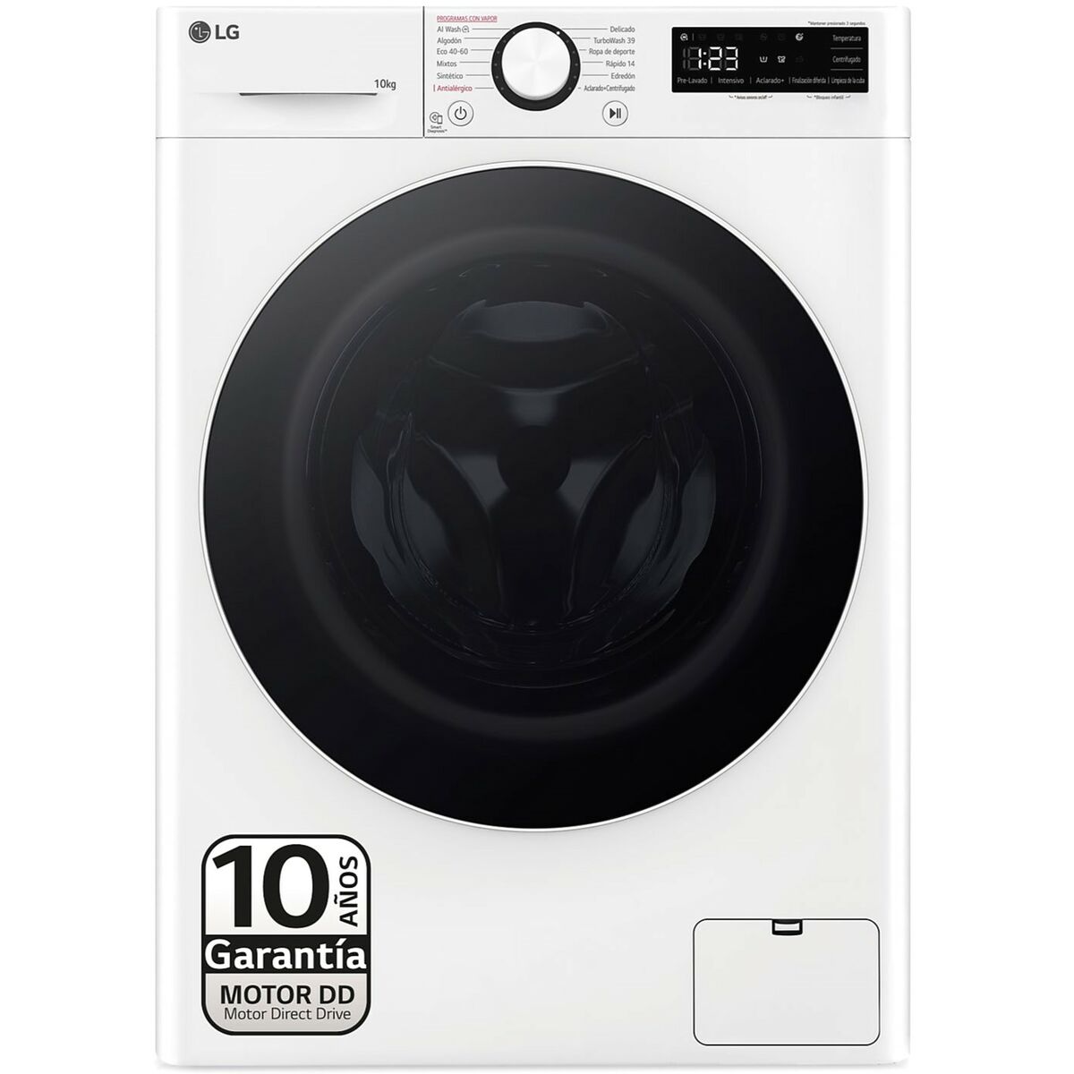 Tvättmaskin LG F4WR6010A0W 60 cm 1400 rpm 10 kg