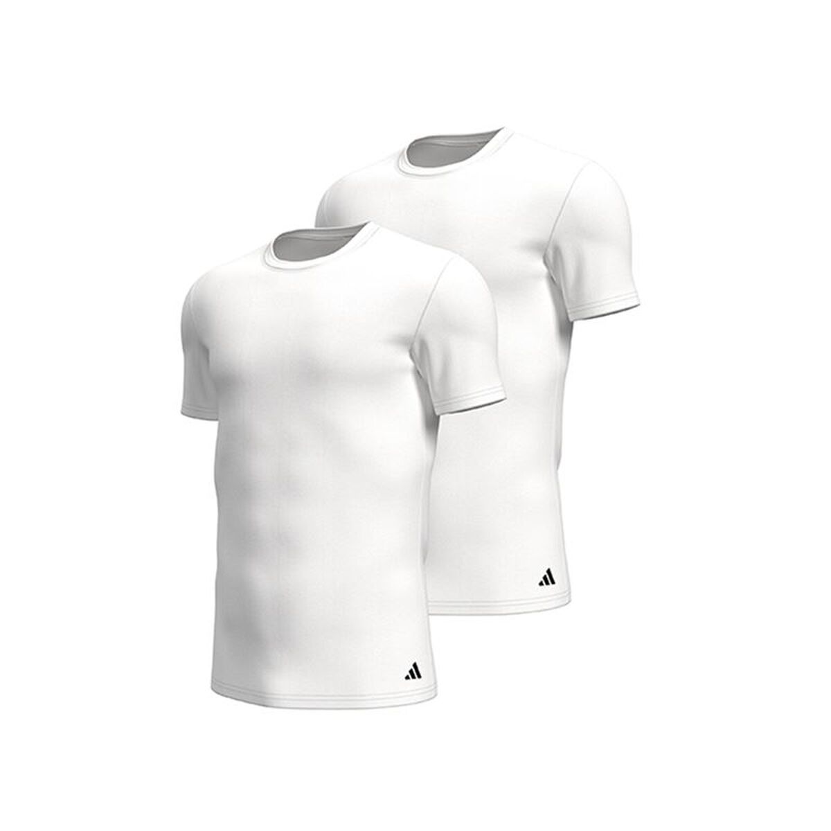 T-shirt med kortärm Herr Adidas Crew 2P Active Flex