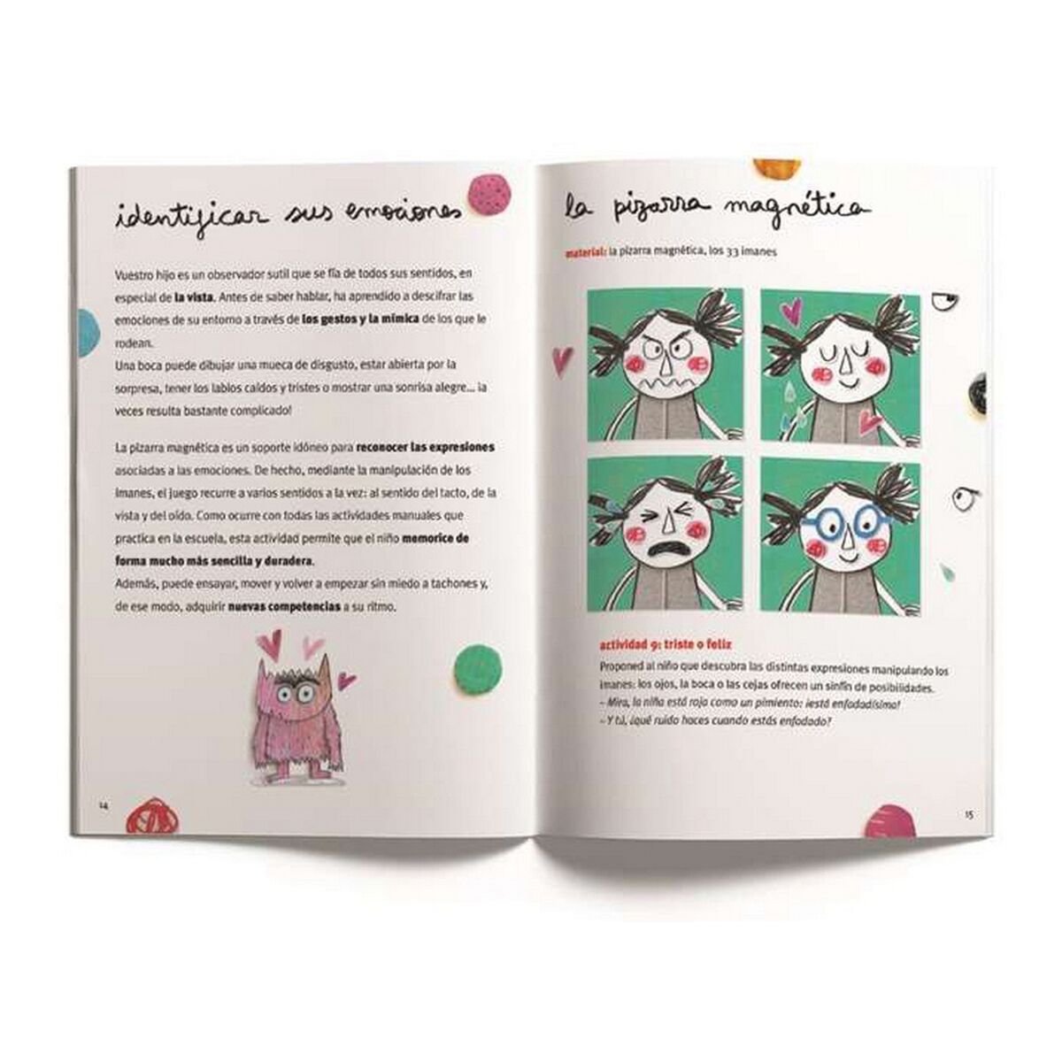 Pedagogiskt spel för små barn Diset Yo descubro las emociones 168 Delar - 3
