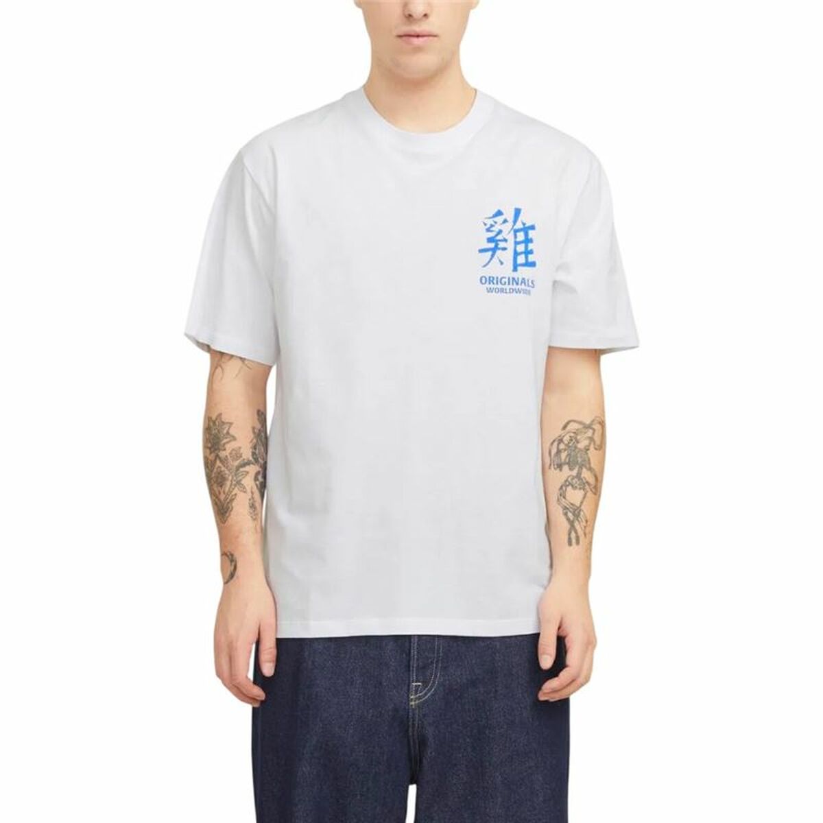 T-shirt med kortärm Herr Jack & Jones Jorsnake - 3