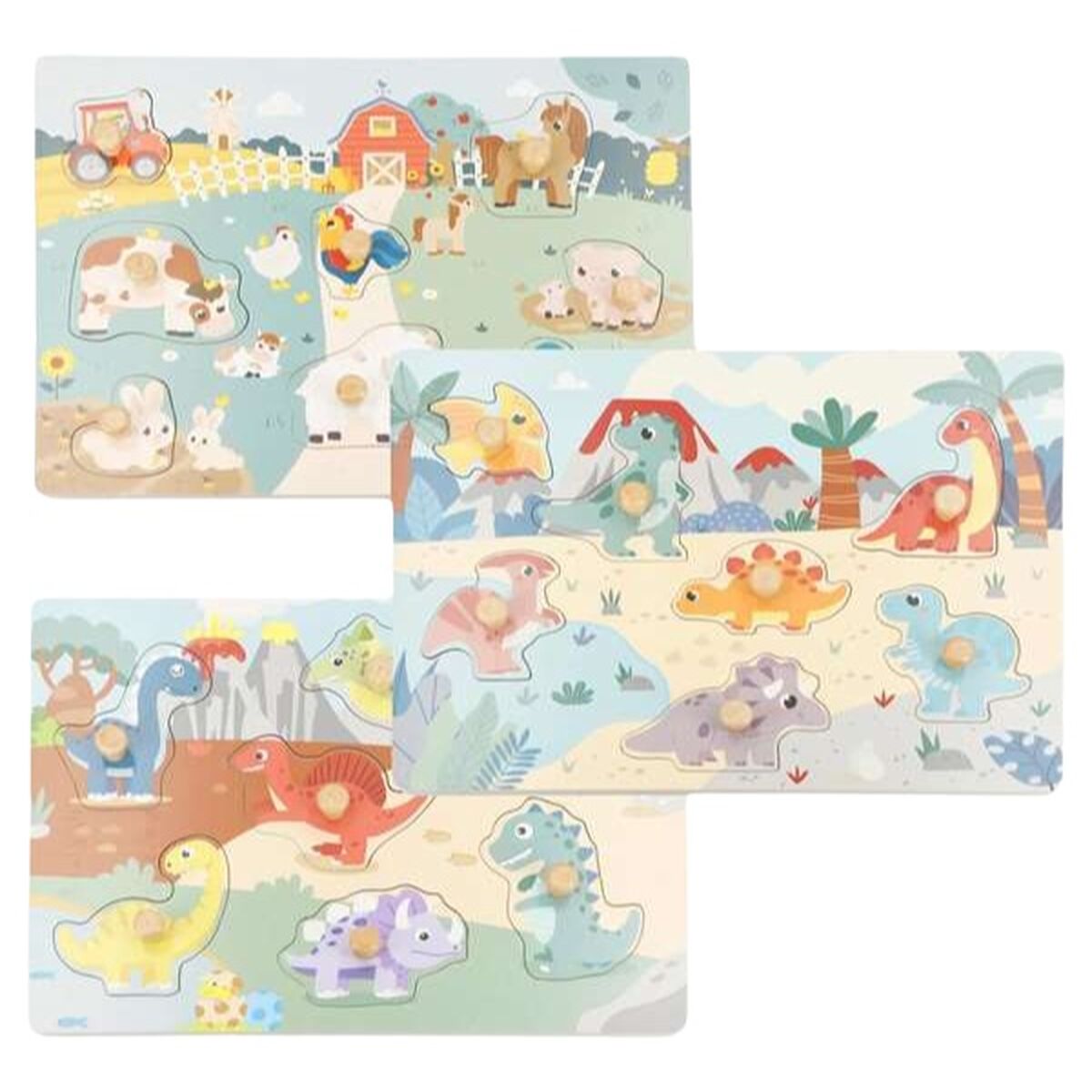 Pussel Colorbaby Dinosaurier