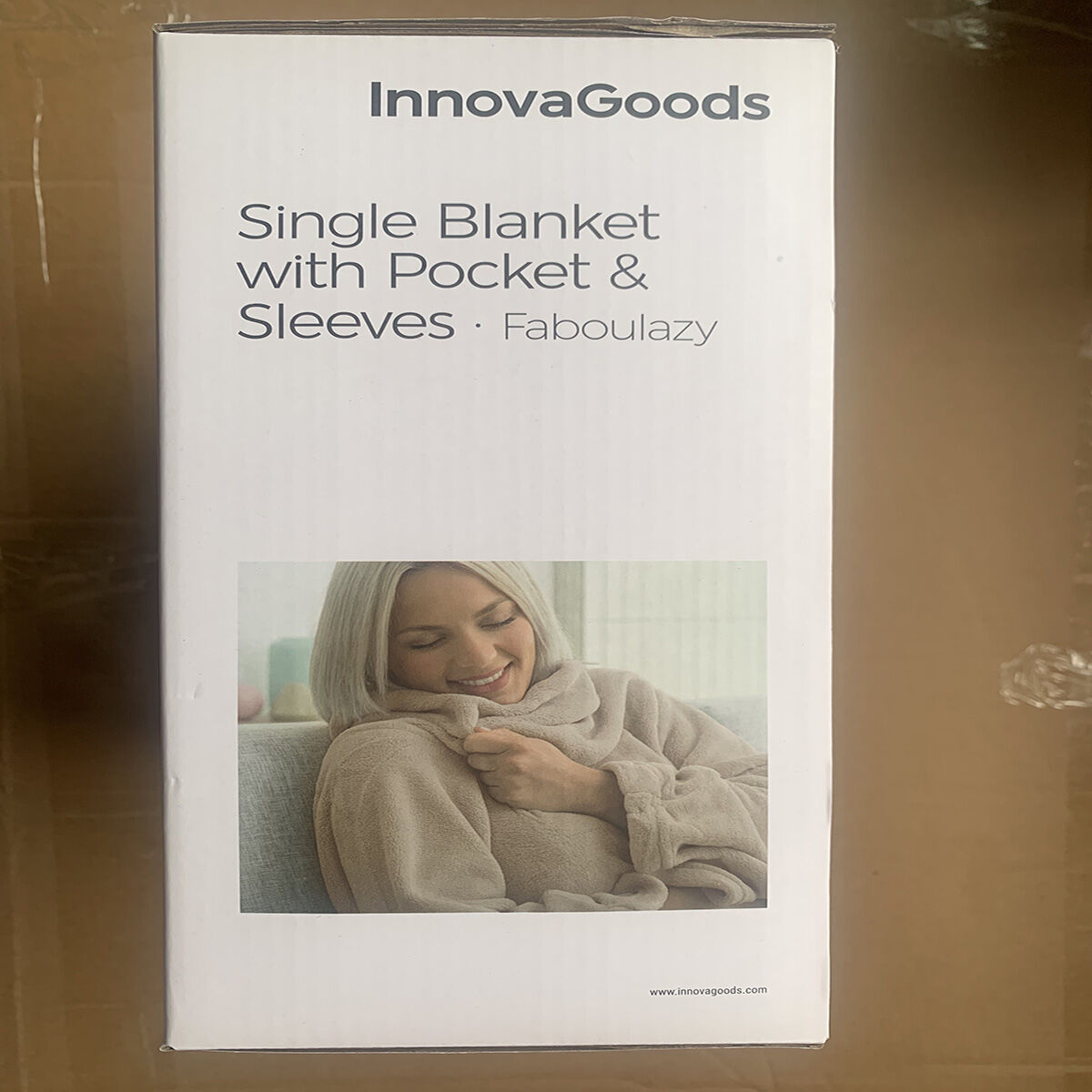 Enkel ärmfilt med mittenplacerad ficka Faboulazy InnovaGoods - 2