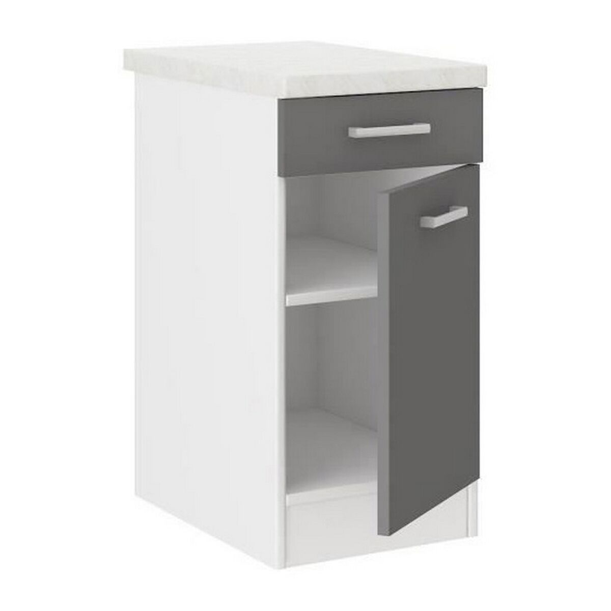 Köksmöbler 40 x 47 x 82 cm Grå Melamin PVC - 2
